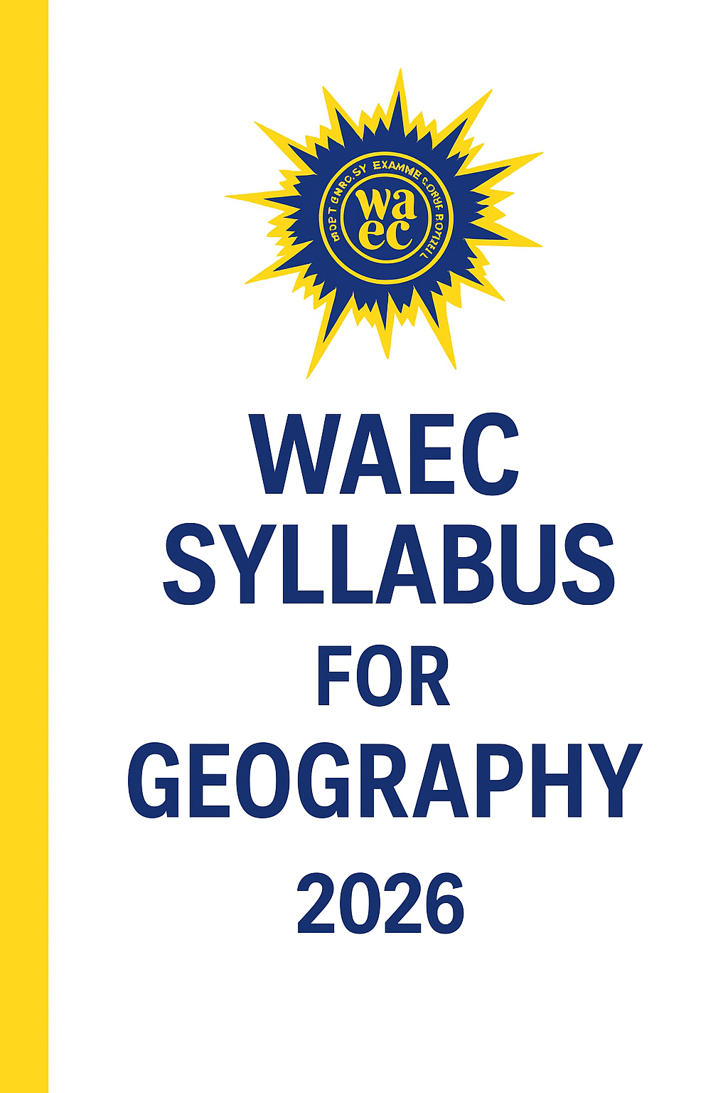WAEC Syllabus for Geography 2026