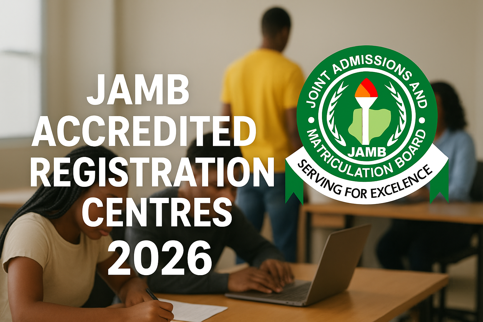JAMB Accredited Registration Centres for 2026 UTME/DE